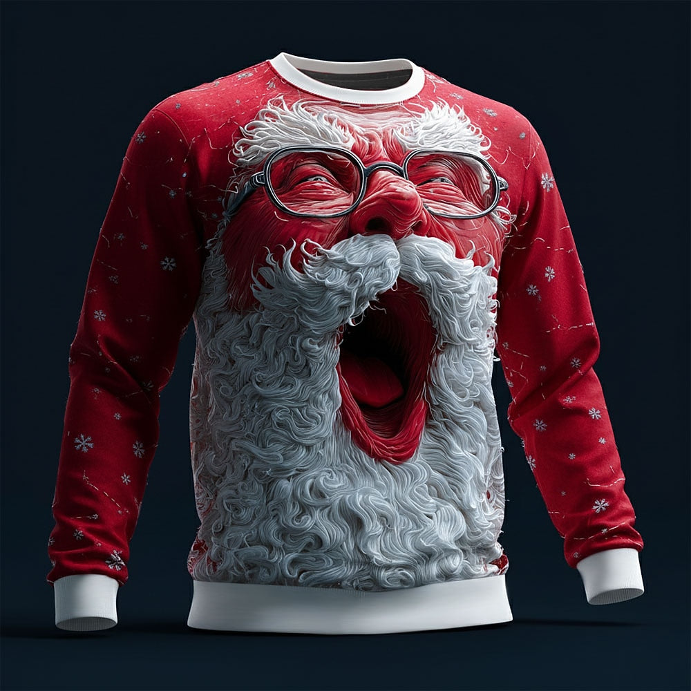 Christmas Santa Festive Holiday Jolly Sweatshirt
