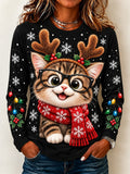 Santa Claus Tree Graphic Christmas Shirt