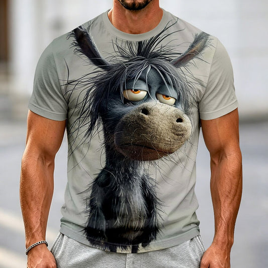 Men's Funny Donkey Animal Graphic Tee
