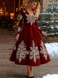 Women's Christmas Graphic Festive Dress
