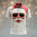 Santa Claus Christmas Short Sleeve Polo