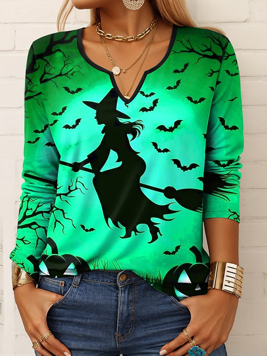 Women's Halloween Mystic Witch Tee