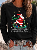 Santa Claus Festive Women's Shirt