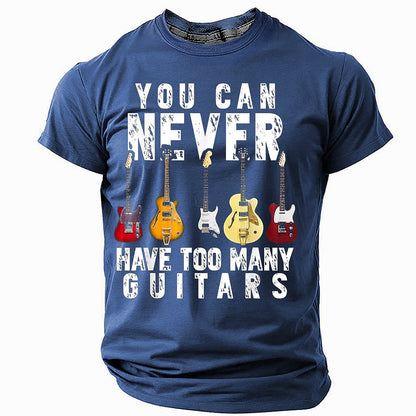 Men's Guitar Collection Humor Graphic Tee