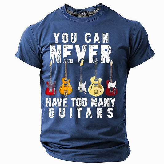 Men's Guitar Collection Humor Graphic Tee
