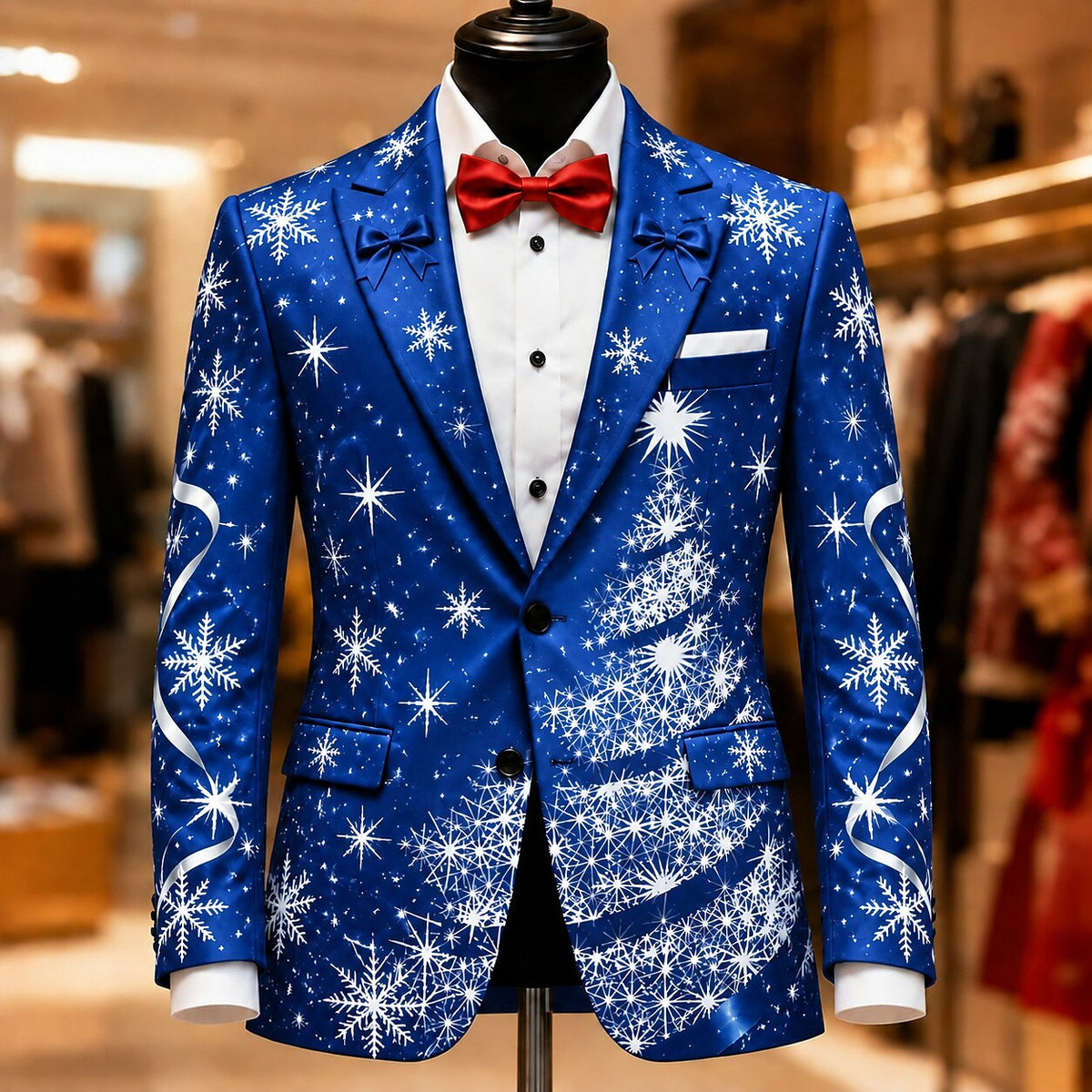 Christmas Tree Formal Party Blazer Jacket