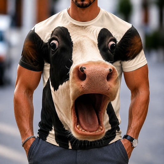 Men's Highland Cow Ranch Graphic Tee
