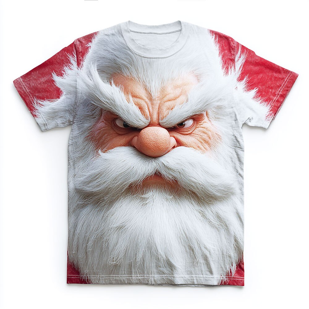 Christmas Santa Streetwear Graphic Tee