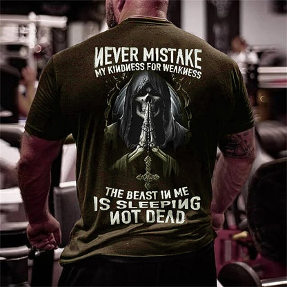 Men's Grim Reaper Warning Graphic Tee