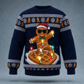 Christmas Gingerbread Knit Crewneck Sweater