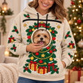 Funny Christmas Tree Pet Carrier Hoodie