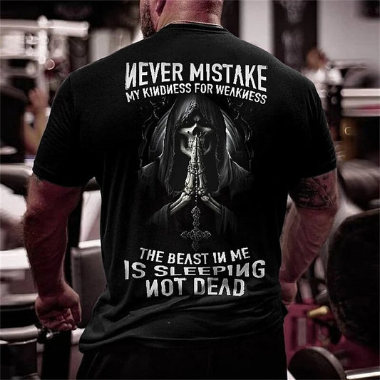Men's Grim Reaper Warning Graphic Tee