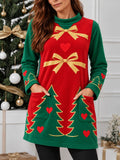 Women's Christmas Tree Snowflake Sweatshirt