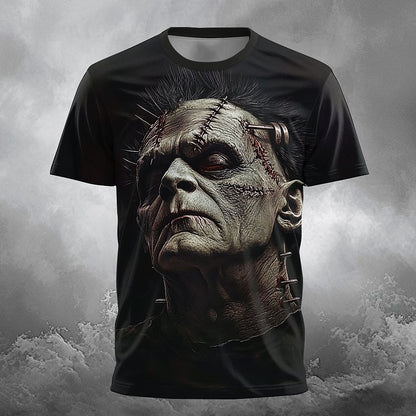 Men's Halloween Undead Zombie Graphic Tee