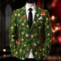 Christmas Festive Artistic Casual Blazer Jacket
