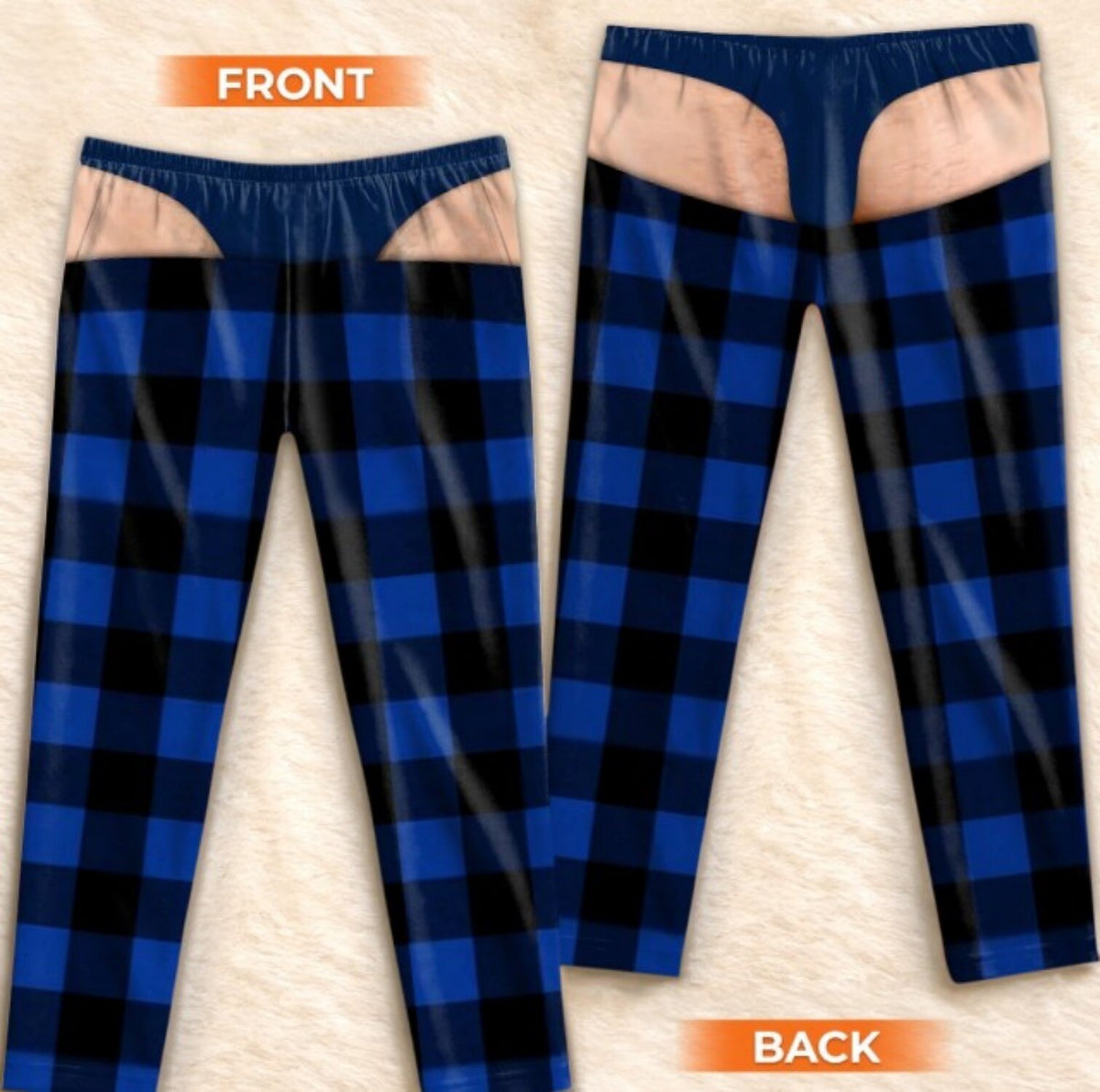 Men's Funny Gift Plaid Pajama Pants