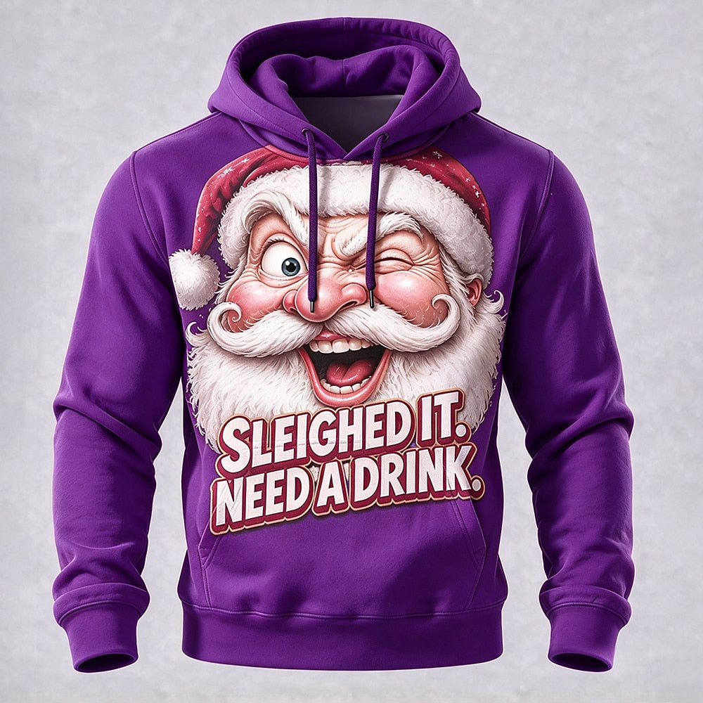Men's Christmas Graphic Graphic Hoodie
