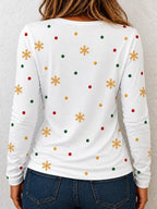 Santa Claus Graphic Crewneck Christmas Shirt