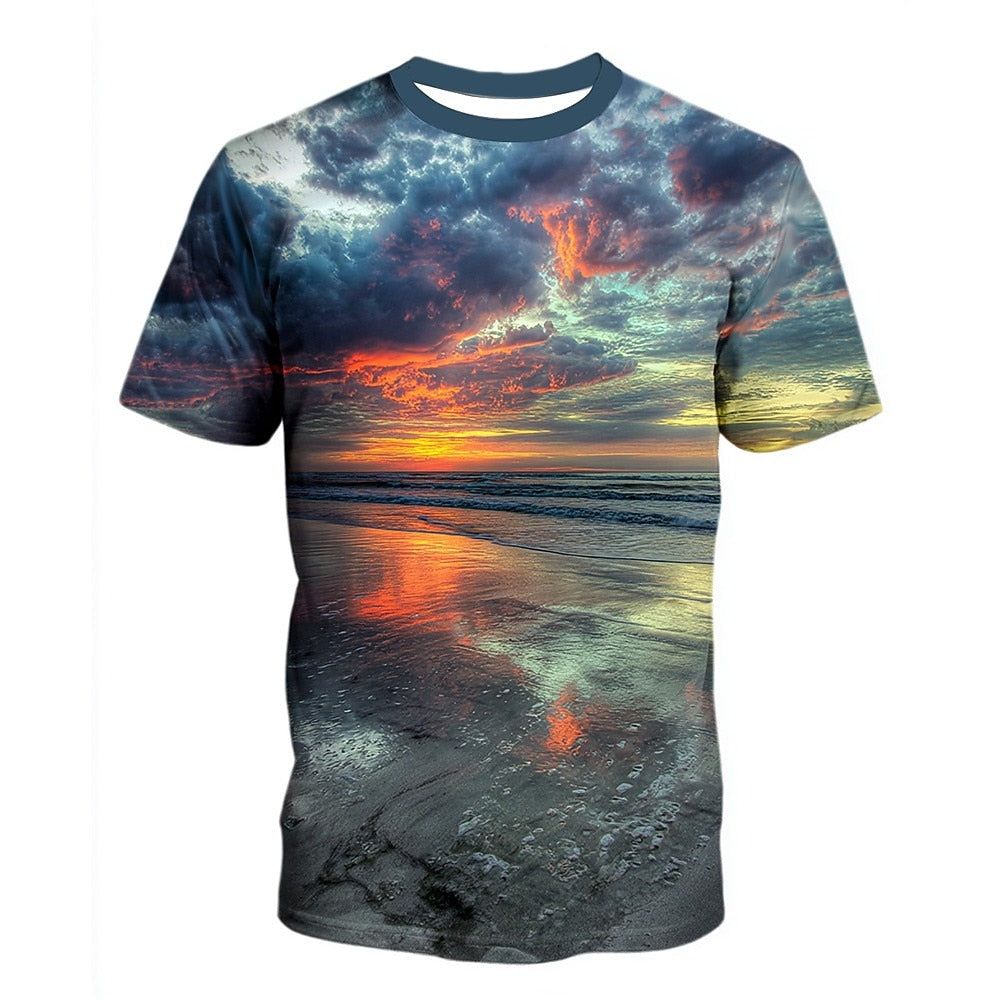 Men's Nautical Adventure Ocean Graphic Tee