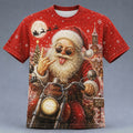 Santa Christmas Designer Party Graphic Tee