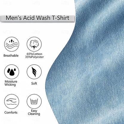 Men's Retro Graphic Print Tee