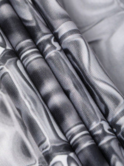 Men's Metallic Gradient Style Graphic Tee