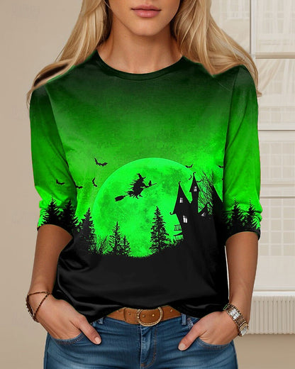 Women's Halloween Mystic Witch Tee