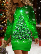 Women's Christmas Festive Stylish Dress