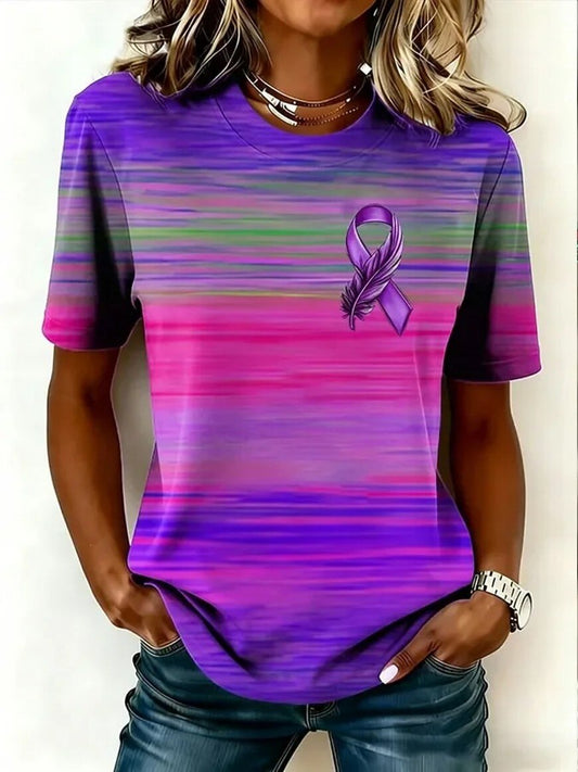 Women's Coastal Ocean Art Graphic Tee