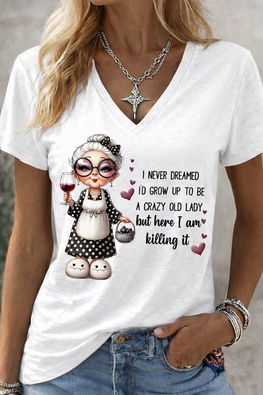 Women's Classic Humor Quote Graphic Tee