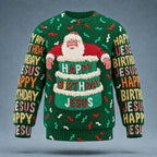 Christmas Santa Claus Knit Sweater
