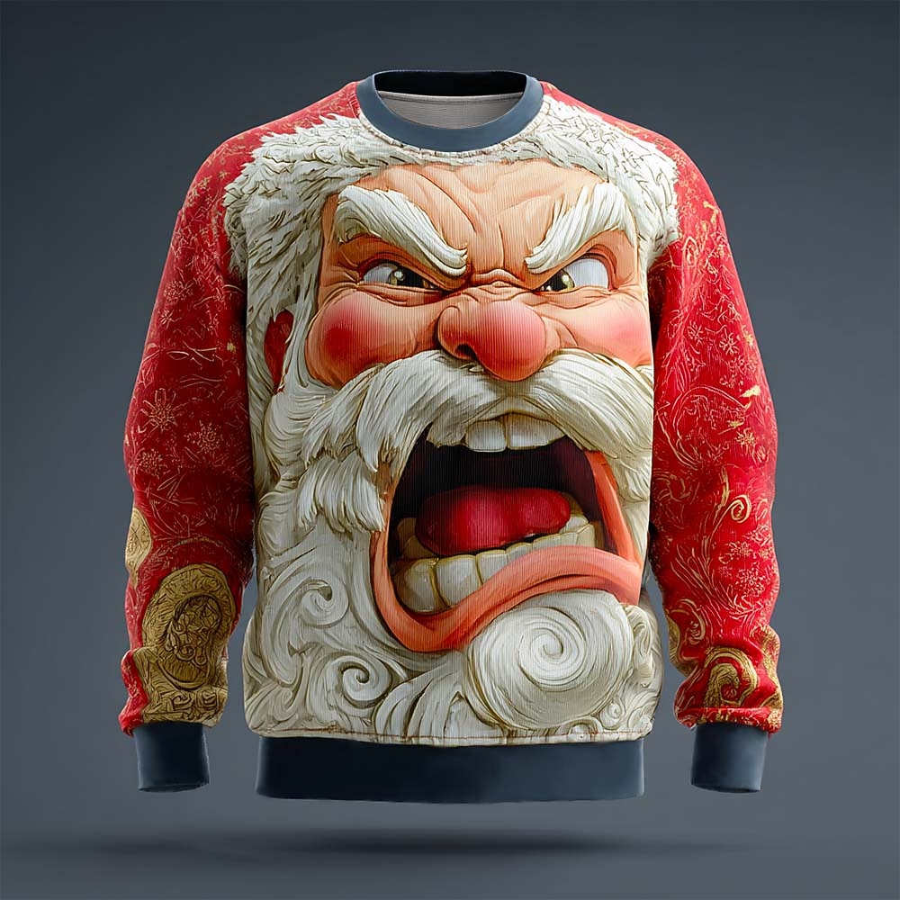 Christmas Santa Festive Funny Seasonal Sweatshirt