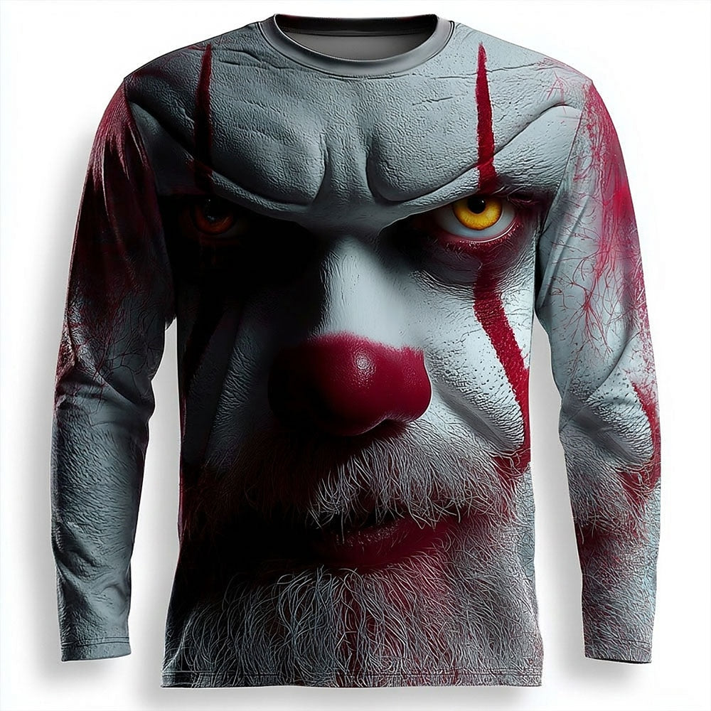 Men's Creepy Clown Horror Tee
