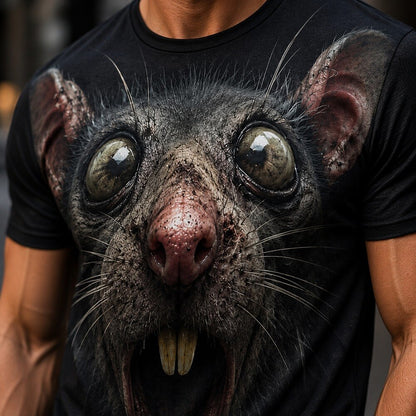 Men's Creepy Animal Halloween Graphic Tee