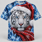 Christmas Tiger Ugly Graphic Tee