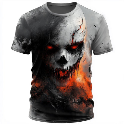 Men's Halloween Twisted Clown Graphic Tee