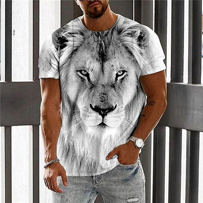Men's Fierce Tiger Wildlife Graphic Tee