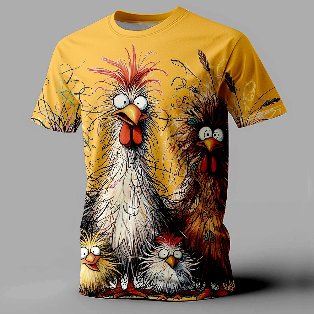 Men's Vintage Rooster Farm Graphic Tee