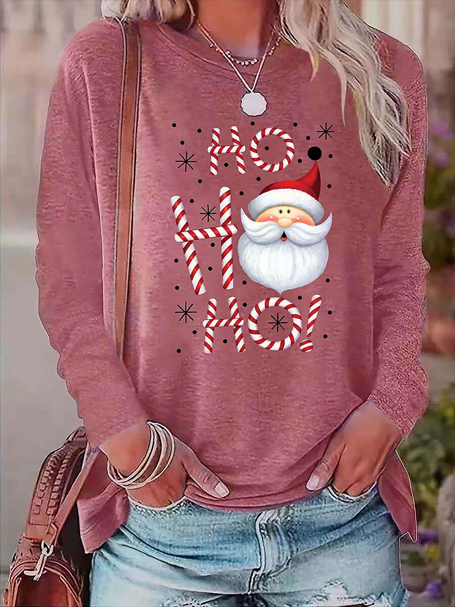 Women's Santa Christmas Vintage Tee