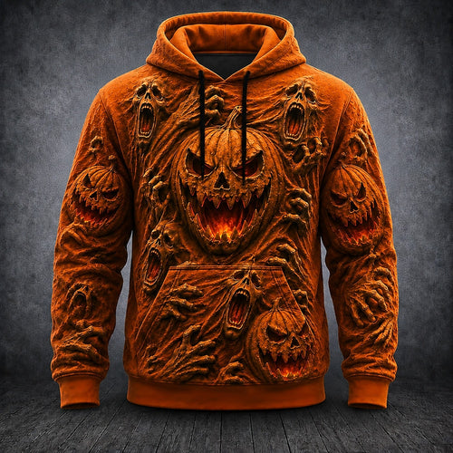 Men's Halloween Mouth Graphic Hoodie