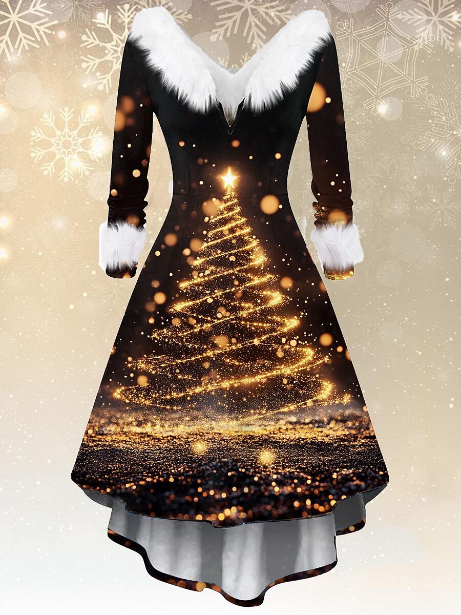 Women's Christmas Festive Party Dress