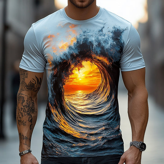 Men's Nautical Adventure Ocean Graphic Tee