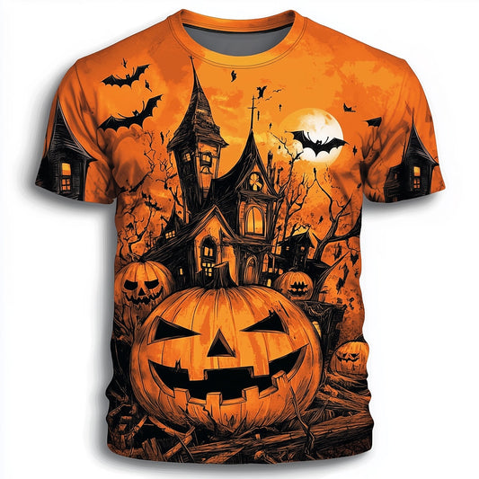 Men's Halloween Wicked Pumpkin Graphic Tee