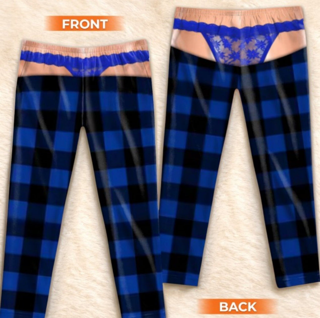 Spooky Christmas Pajama Pants with Pockets