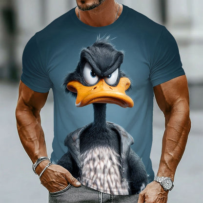Men's Grumpy Duck Streetwear Graphic Tee