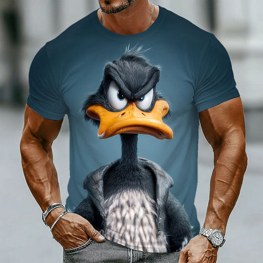 Men's Grumpy Duck Streetwear Graphic Tee