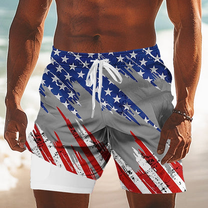 Men's Liberty Flag Swim Shorts