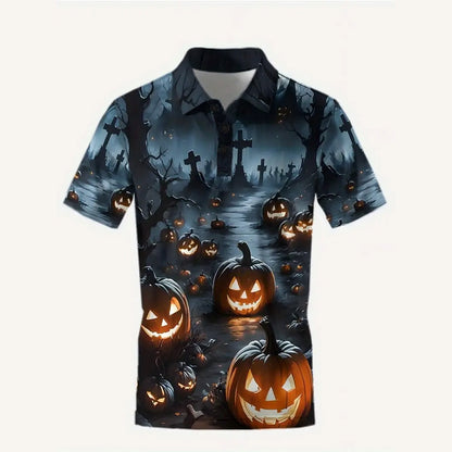 Men's Pumpkin Cross Festival Polo Shirt
