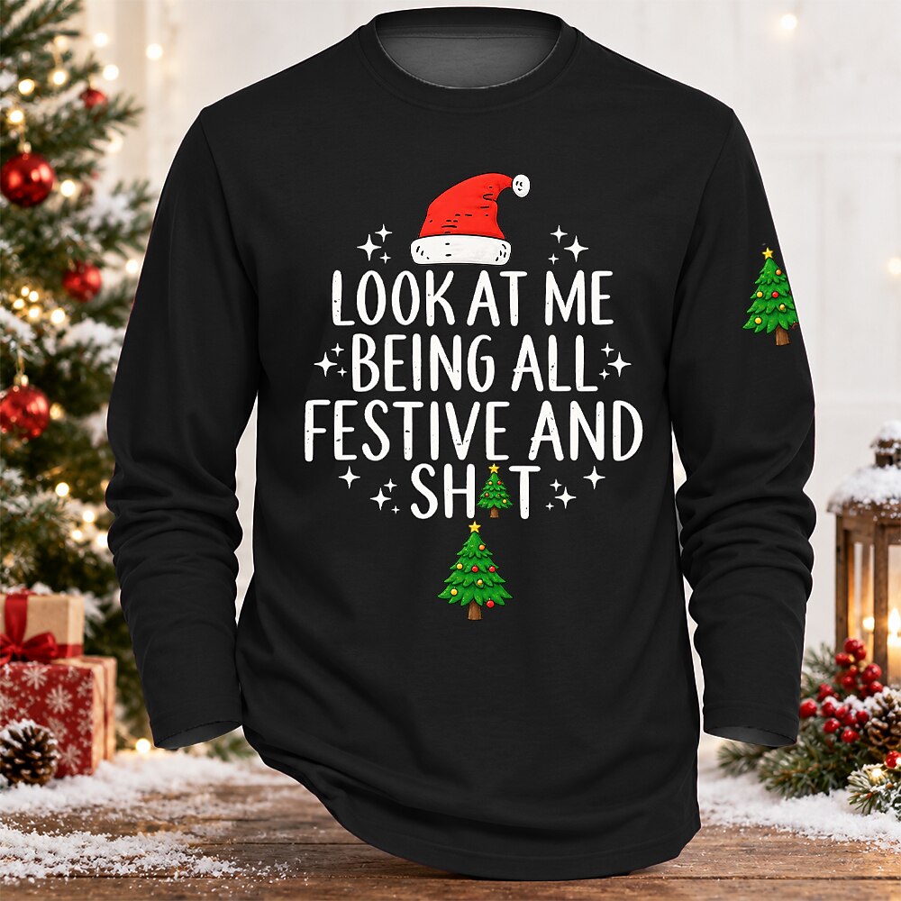 Men's Christmas Graphic Stylish Shirt