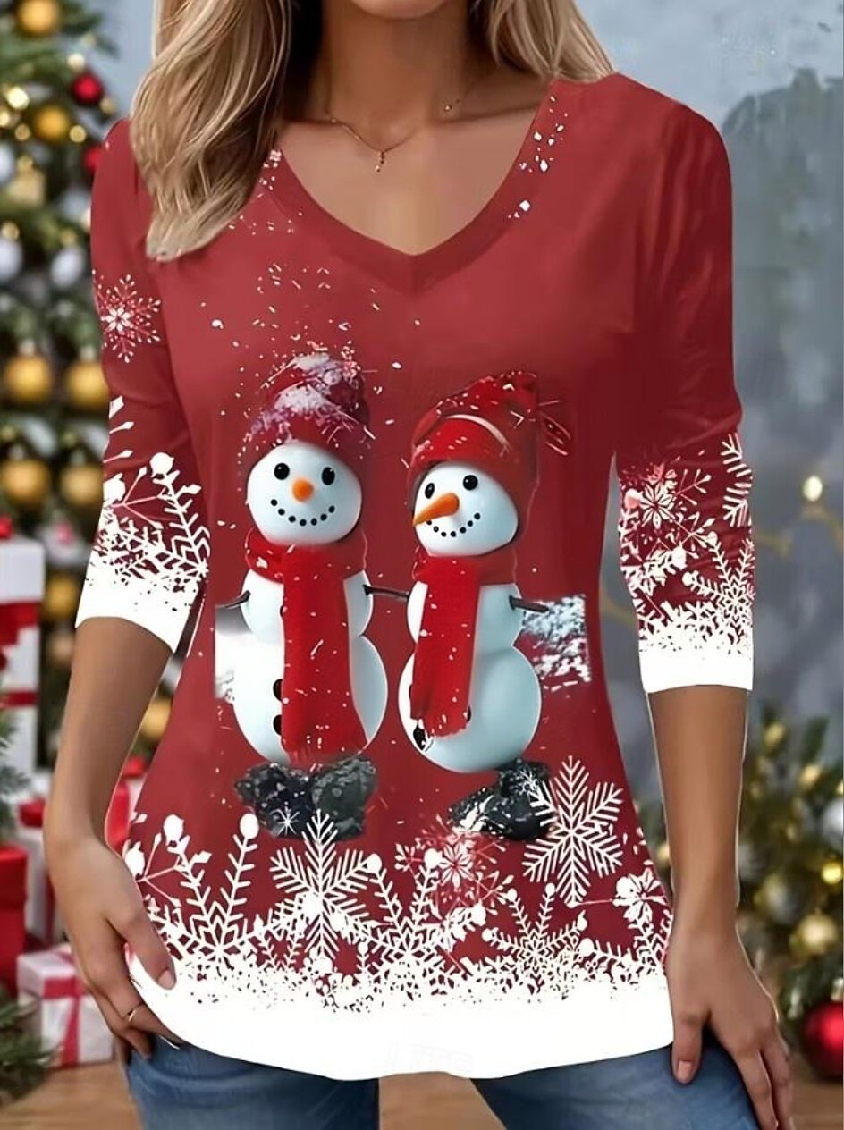 Women's Christmas Graphic Cozy Shirt